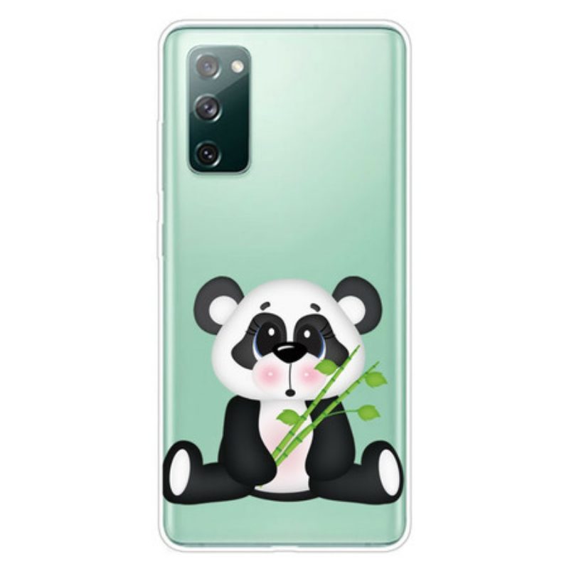 Cover Samsung Galaxy S20 FE Panda Triste Senza Soluzione Di Continuità