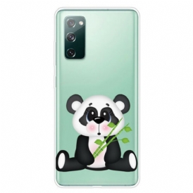 Cover Samsung Galaxy S20 FE Panda Triste Senza Soluzione Di Continuità