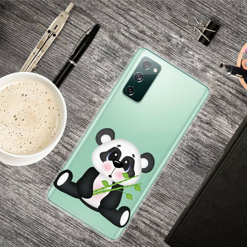 Cover Samsung Galaxy S20 FE Panda Triste Senza Soluzione Di Continuità