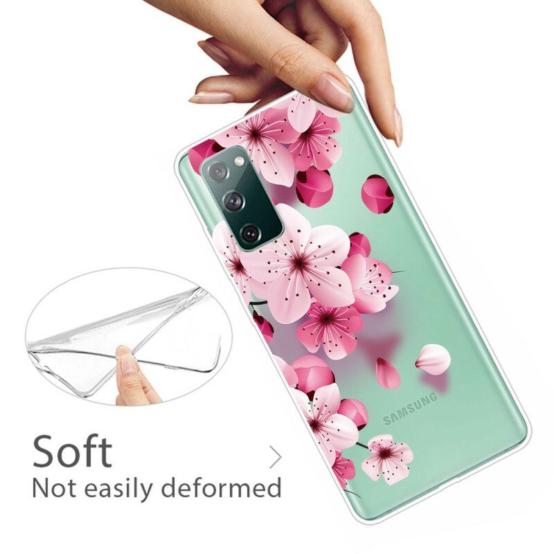 Cover Samsung Galaxy S20 FE Piccoli Fiori Rosa