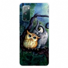 Cover Samsung Galaxy S20 FE Pittura Gufi