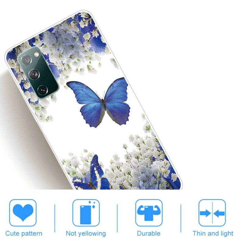 Cover Samsung Galaxy S20 FE Progettare Farfalle