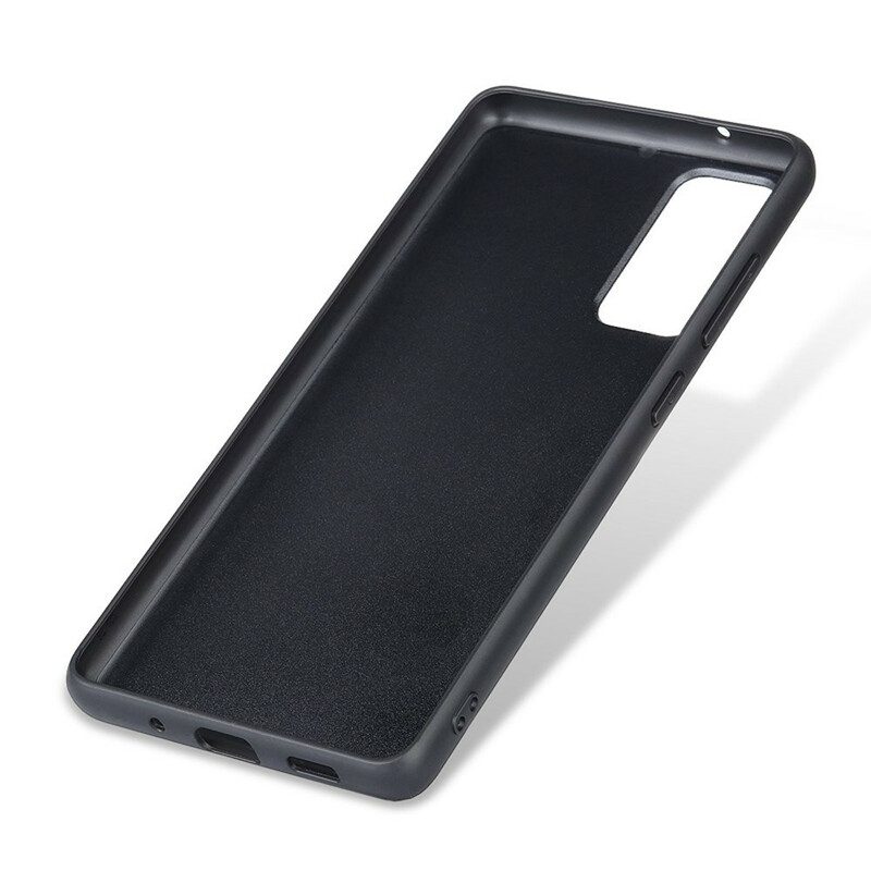 Cover Samsung Galaxy S20 FE Vera Pelle Di Litchi