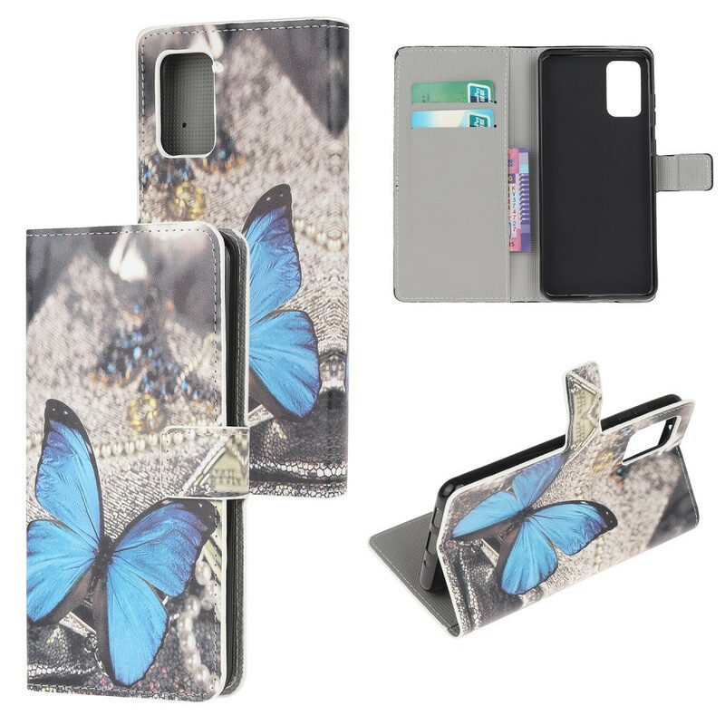 Custodia A Portafoglio Samsung Galaxy S20 FE Farfalle