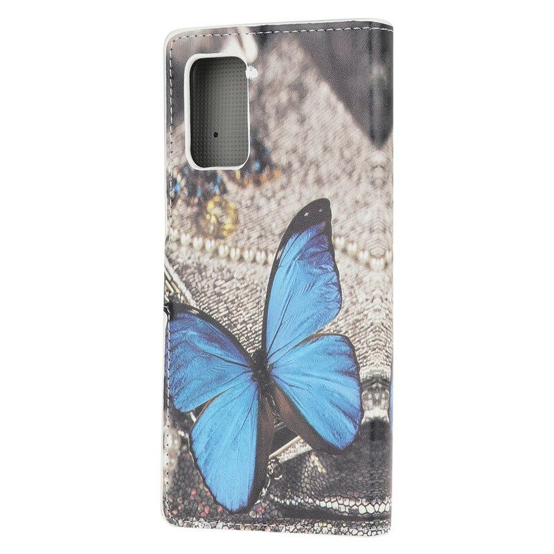 Custodia A Portafoglio Samsung Galaxy S20 FE Farfalle