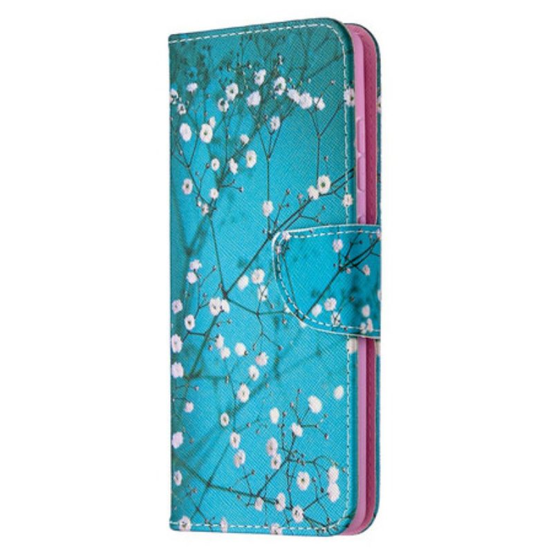 Custodia in pelle Samsung Galaxy S20 FE Albero In Fiore