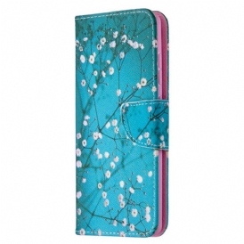 Custodia in pelle Samsung Galaxy S20 FE Albero In Fiore