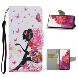 Custodia in pelle Samsung Galaxy S20 FE Fata Magica