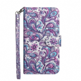 Custodia in pelle Samsung Galaxy S20 FE Modelli Di Fiori