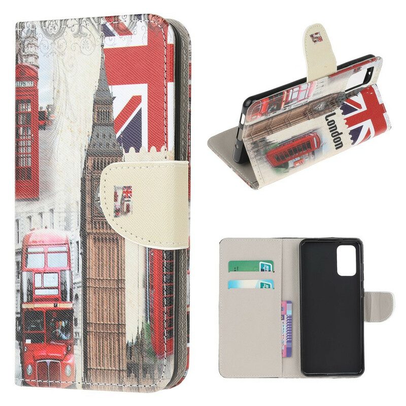 Custodia in pelle Samsung Galaxy S20 FE Vita Londinese