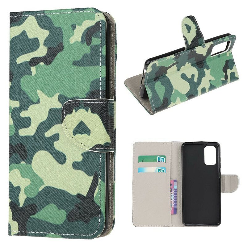 Folio Cover Samsung Galaxy S20 FE Camuffamento Militare