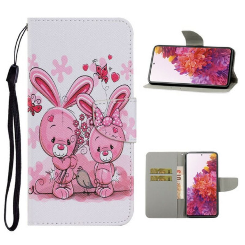 Folio Cover Samsung Galaxy S20 FE Conigli