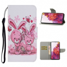 Folio Cover Samsung Galaxy S20 FE Conigli