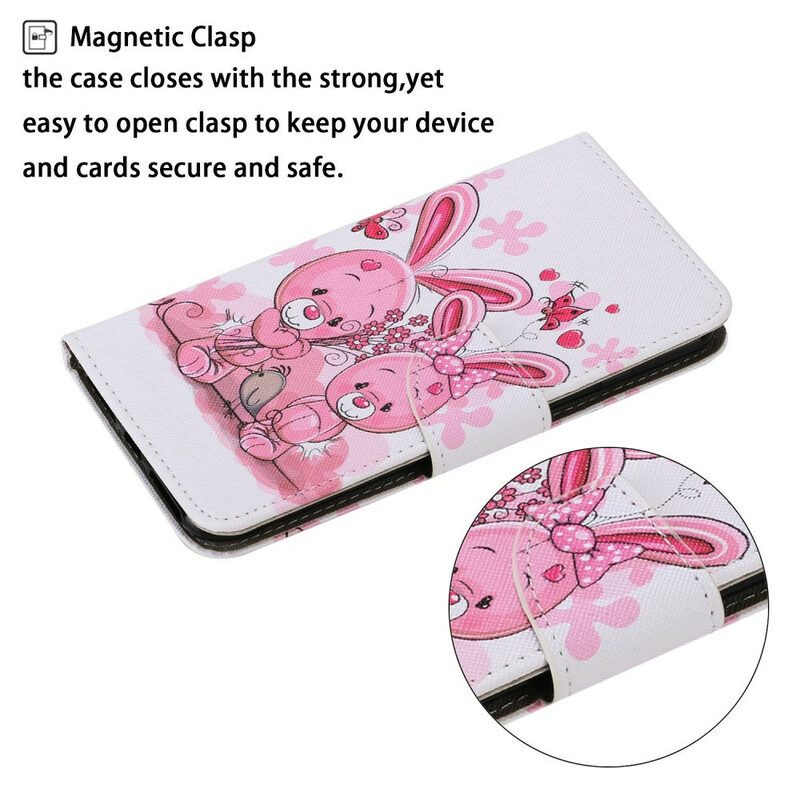 Folio Cover Samsung Galaxy S20 FE Conigli