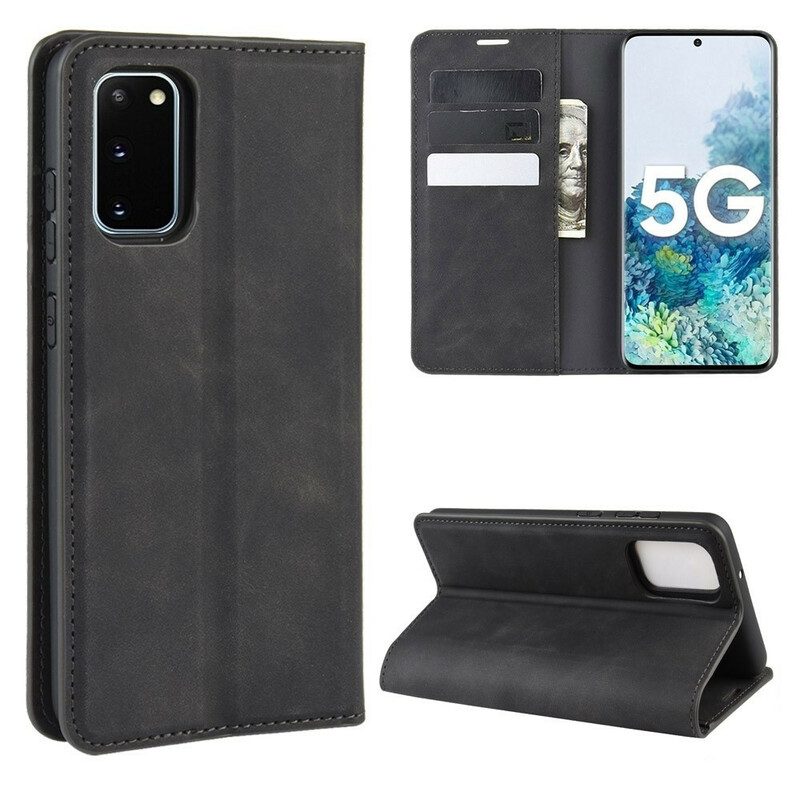 Folio Cover Samsung Galaxy S20 FE Custodia in pelle Effetto Pelle Morbida