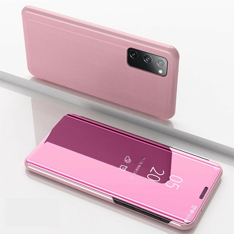 Folio Cover Samsung Galaxy S20 FE Custodia in pelle Specchio