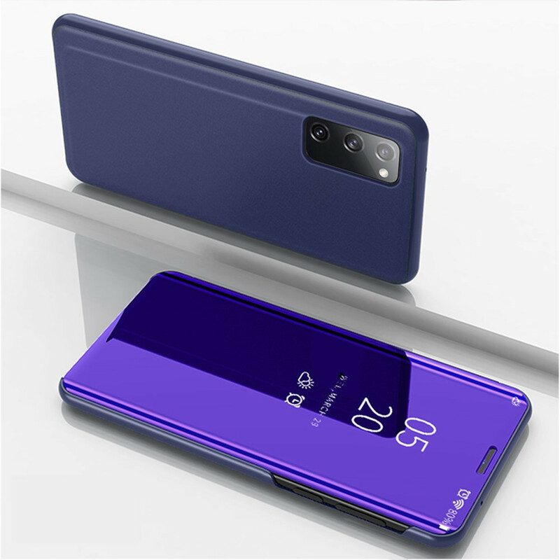 Folio Cover Samsung Galaxy S20 FE Custodia in pelle Specchio