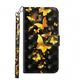 Folio Cover Samsung Galaxy S20 FE Farfalle Gialle