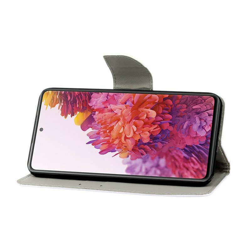 Folio Cover Samsung Galaxy S20 FE Fiori Strappy Colorati