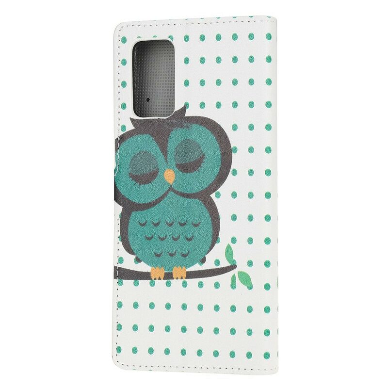 Folio Cover Samsung Galaxy S20 FE Gufo Addormentato