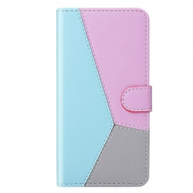 Folio Cover Samsung Galaxy S20 FE Stile In Pelle Tricolore