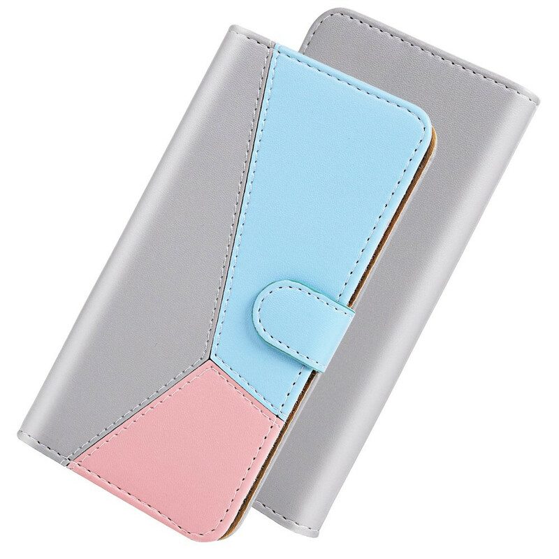 Folio Cover Samsung Galaxy S20 FE Stile In Pelle Tricolore