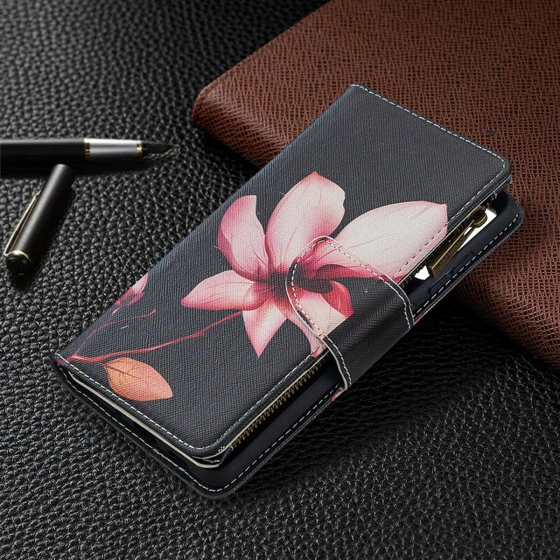 Folio Cover Samsung Galaxy S20 FE Tasca Con Zip A Fiore