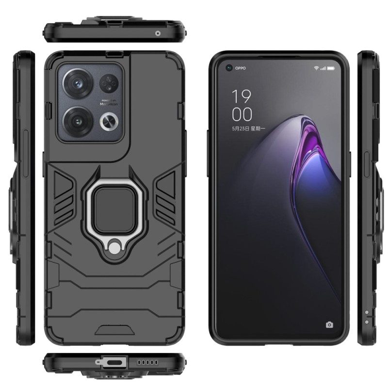 Cover Oppo Reno 8 Pro Anello Resistente