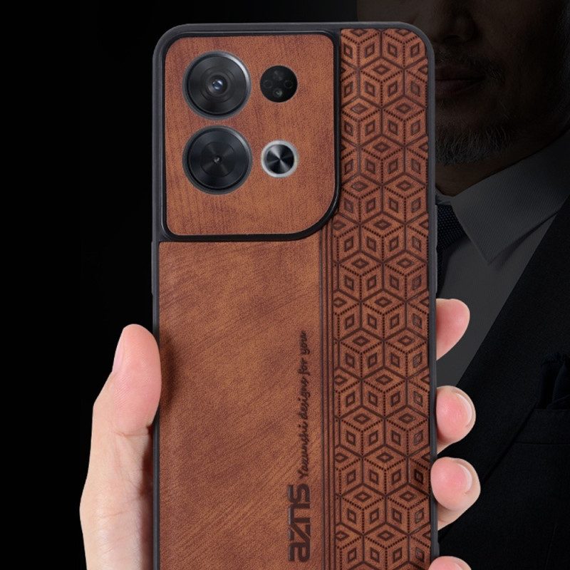 Cover Oppo Reno 8 Pro Azns Effetto Pelle