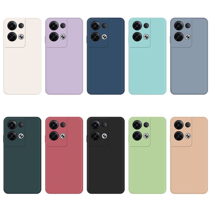 Cover Oppo Reno 8 Pro Interno In Microfibra Di Silicone