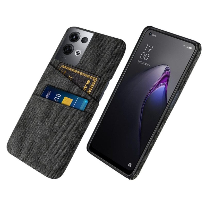 Cover Oppo Reno 8 Pro Panno Porta Carte