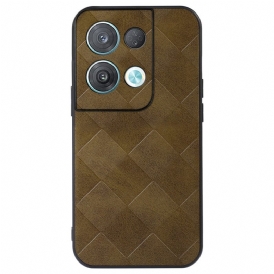 Cover Oppo Reno 8 Pro Stile Intrecciato