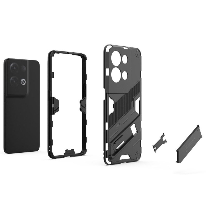 Cover Oppo Reno 8 Pro Supporto Staccabile A Due Posizioni A Mani Libere