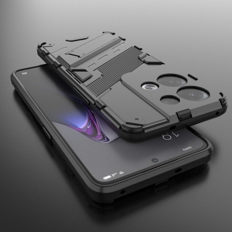 Cover Oppo Reno 8 Pro Supporto Staccabile A Due Posizioni A Mani Libere