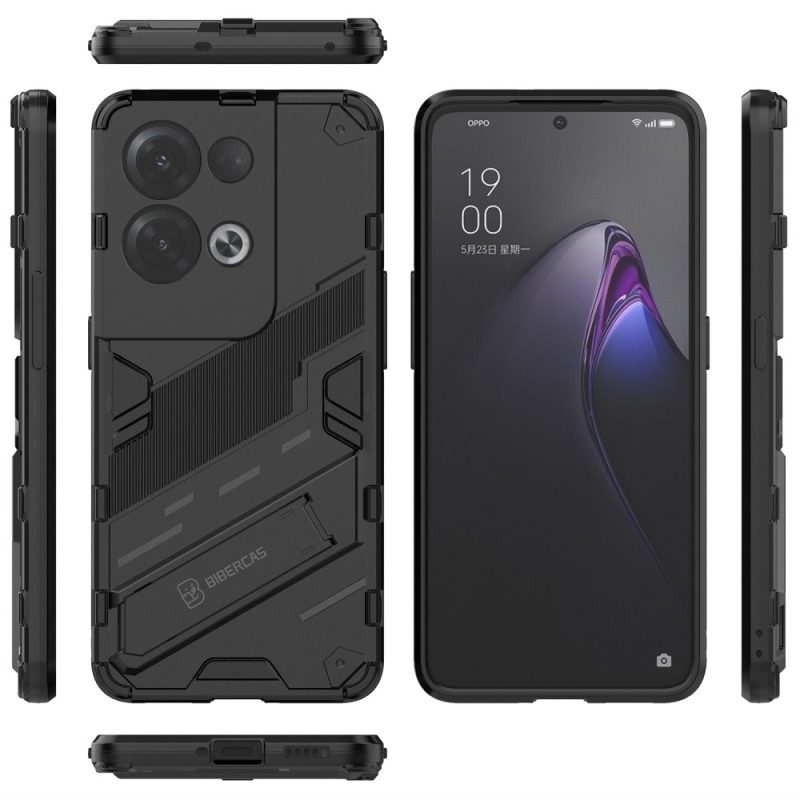 Cover Oppo Reno 8 Pro Supporto Staccabile A Due Posizioni A Mani Libere