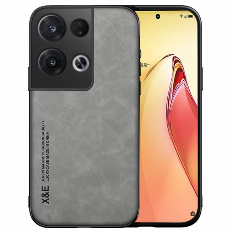 Cover Oppo Reno 8 Pro X&e Effetto Pelle