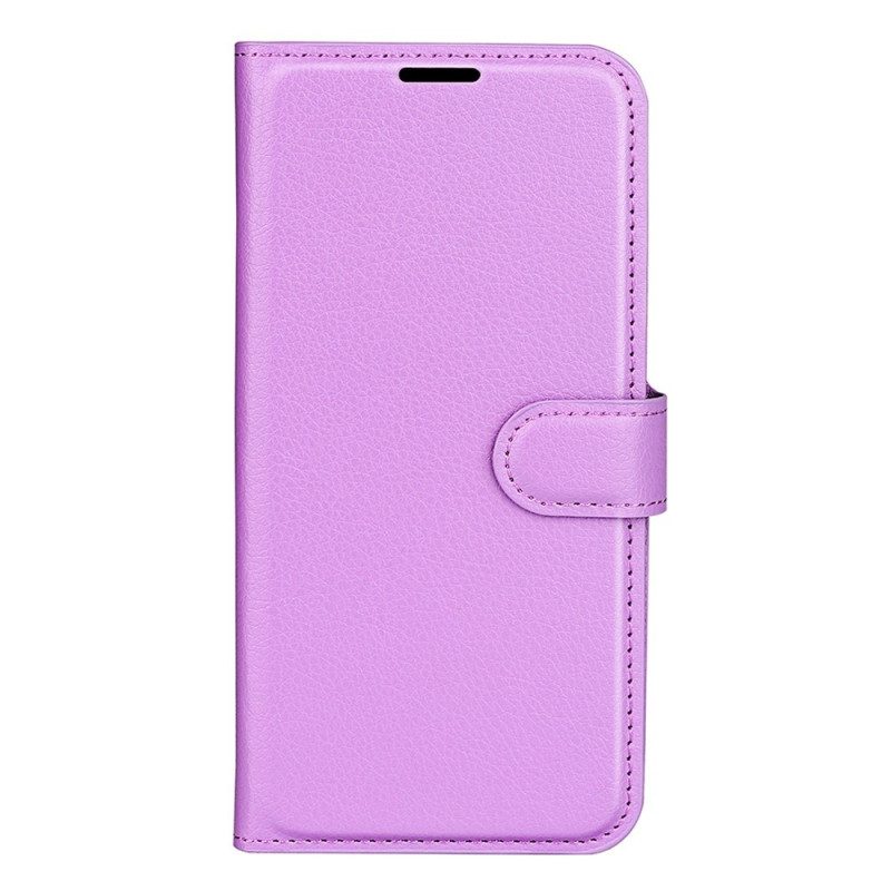 Custodia in pelle Oppo Reno 8 Pro Classico