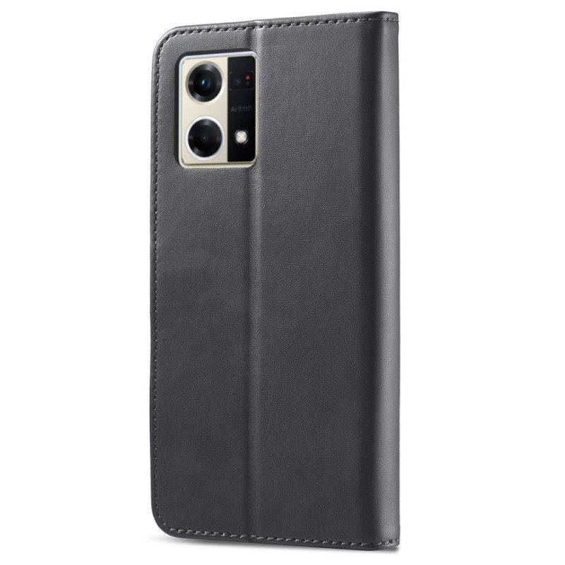 Custodia in pelle Oppo Reno 8 Pro Ecopelle Lc.imeeke