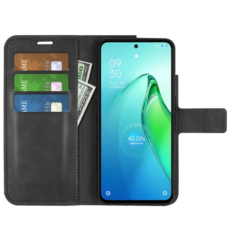 Folio Cover Oppo Reno 8 Pro Cuciture Fini