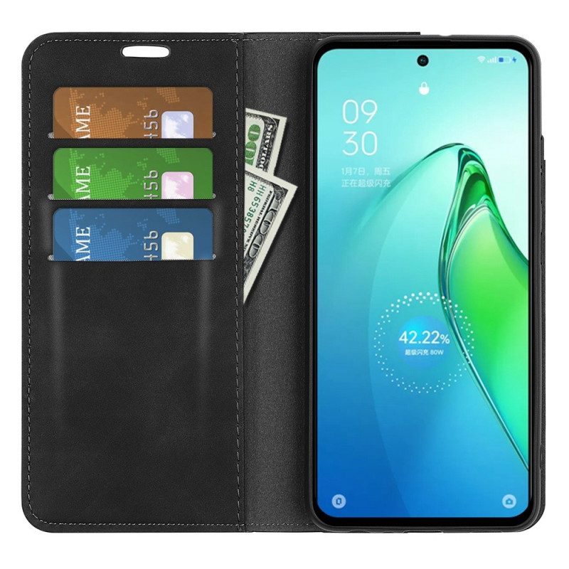 Folio Cover Oppo Reno 8 Pro Custodia in pelle Classico