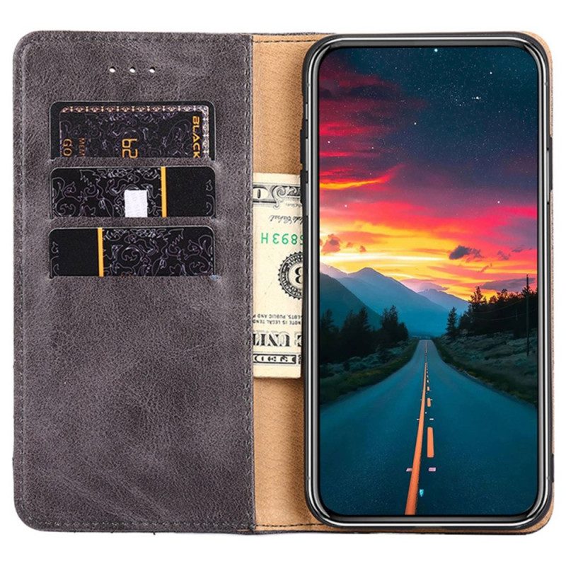 Folio Cover Oppo Reno 8 Pro Custodia in pelle Rivetti Decorativi