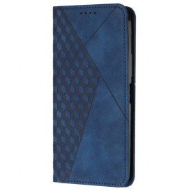 Folio Cover Oppo Reno 8 Pro Custodia in pelle Stile Cubico