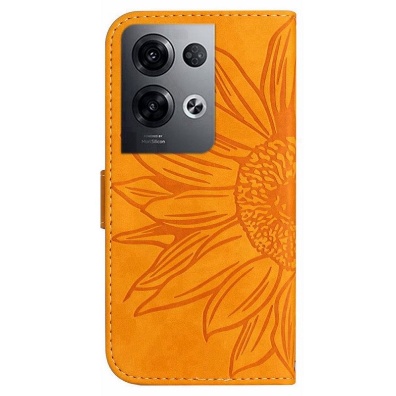 Folio Cover Oppo Reno 8 Pro Girasole Strappy