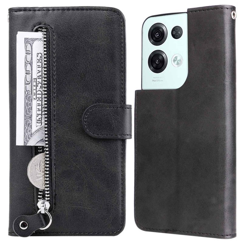 Folio Cover Oppo Reno 8 Pro Portafoglio