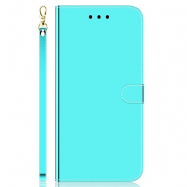 Folio Cover Oppo Reno 8 Pro Specchio E Cordino