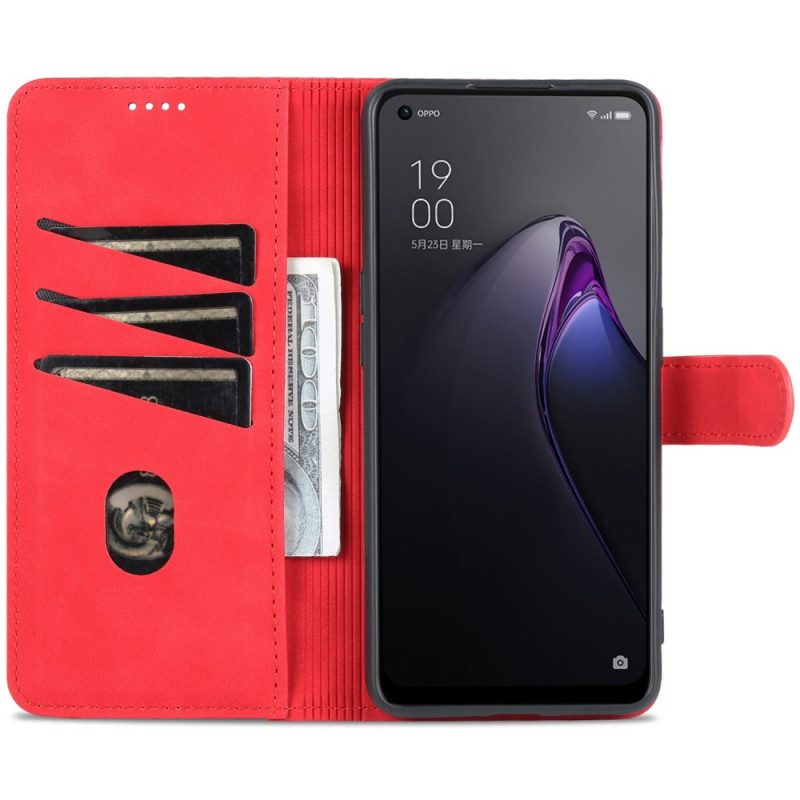 Folio Cover Oppo Reno 8 Pro Stile In Pelle Azns