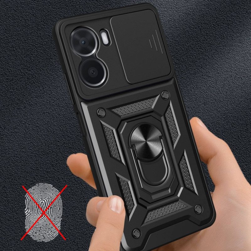 Cover Vivo Y16 Anello-supporto E Protezione Lenti