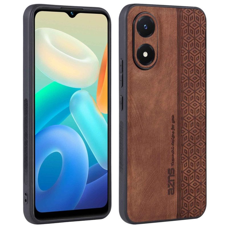 Cover Vivo Y16 Azns Effetto Pelle