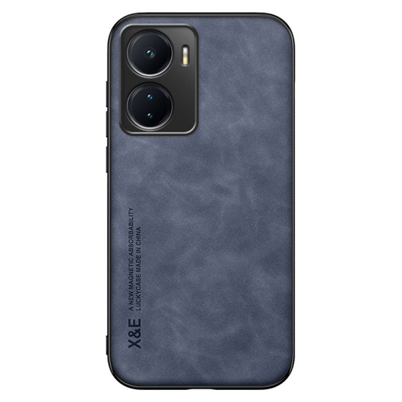 Cover Vivo Y16 Pelle Effetto Pelle X&e