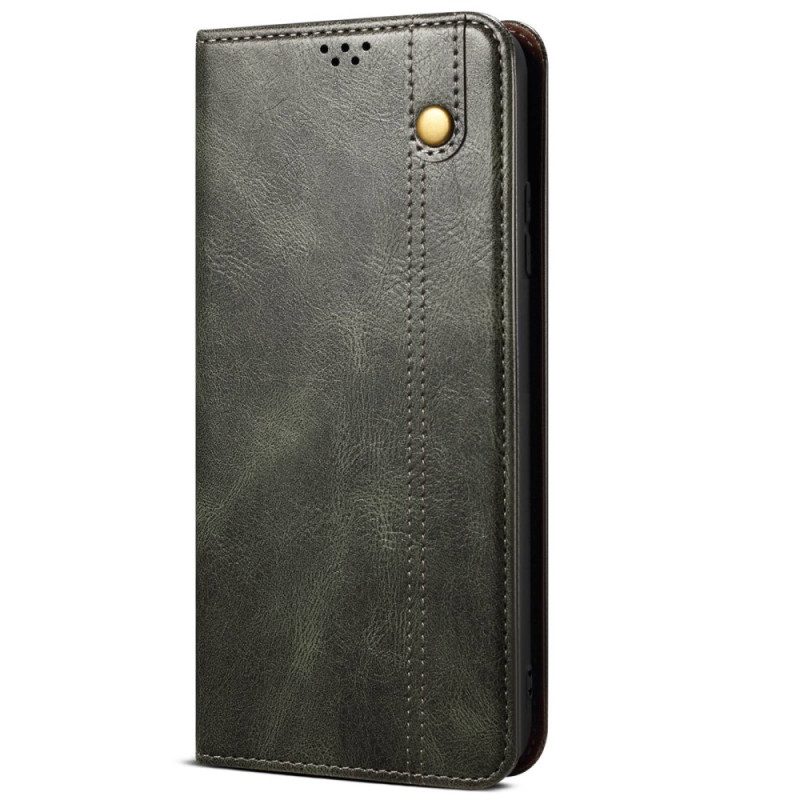 Folio Cover Vivo Y16 Custodia in pelle Cera